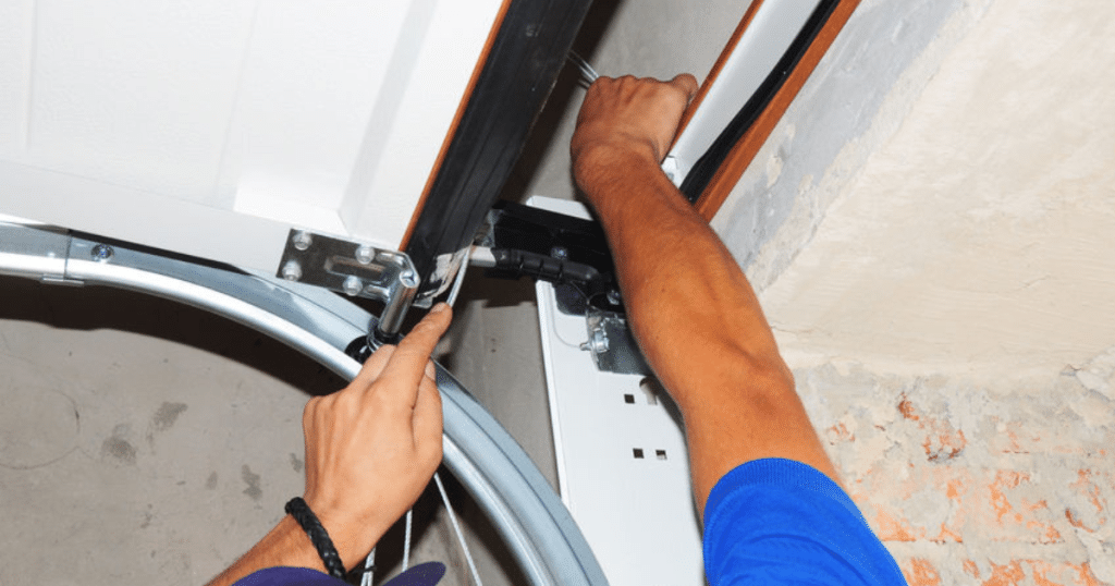 Why has my up-and-over garage door dropped?