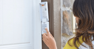 how to reset clicker garage door keypad