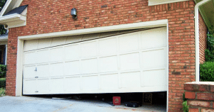 Why has my up-and-over garage door dropped?